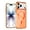 Orange, variant on ELEHOLD Case for iPhone 17 Pro, Shockproof Anti-Yellow Rigid Plastic Phone Case with Aluminum Lens Frame, Magnetic Accessories Compatible,White