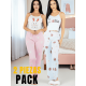 thumbnail image 5 of Set De 2 Conjunto Pijama Mujer Blusa Y Pantalón Dama Piyama Unitalla Pyjama, 5 of 9