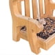 thumbnail image 5 of Alimentador Automático de Madera para Pájaros, Silla Colgante para Comedero para Mascotas, para Balcón, Villa, Jardín, Alimentación de Pájaros, 5 of 6