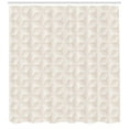 thumbnail image 3 of Ambesonne Ivory Shower Curtain, Diamond Shaped Digital, 69"Wx75"L, Cream, 3 of 3