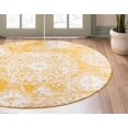 thumbnail image 2 of Rugs.com Monte Carlo Collection Rug – 5' Round Yellow Medium Rug Perfect For Kitchens, Dining Rooms, 2 of 9