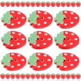 thumbnail image 7 of HOMEMAXS Strawberry Shaped Wooden Buttons for DIY Crafts Decorative Red Sewing Buttons 50 Pieces 2 Holes, 7 of 7