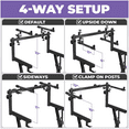 thumbnail image 4 of Liquid Stands 2 Tier Keyboard Stand Attachment with Straps and Adjustable Arms - Electric Digital Piano Stand for 54 - 88 Key Keyboards & Synths, Two Tier Keyboard Stand for Square Tube Z Stands, 4 of 8