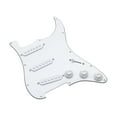 thumbnail image 2 of Pieza de reparación de placa de protección contra rayones para golpeador de guitarra eléctrica cargada, fácil de instalar Blanco, 2 of 9