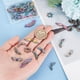 thumbnail image 4 of 32 cuentas de alas de ángel con diseño de alas de hada, mariposa, estrella, chapadas en plata, con alas de ángel y arcoíris., 4 of 9