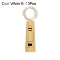 thumbnail image 1 of Wine Bottle Light 10Pcs/Set LED Creative Lipstick Shape Wine Bottle Light Christmas Style Beautiful ABS Wine Plug Light for Party, 1 of 6