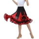 thumbnail image 4 of Vestido de baile latino Zulema Maxi Danza del Vientre Flamencas Verano Rojo, 4 of 5