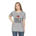 thumbnail image 6 of I Love DOGS because people suck Unisex Jersey Short Sleeve Tee, 6 of 10