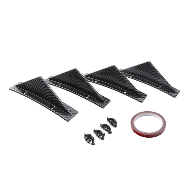 Almencla Spoiler Lip ,Universal ,Shark Patterns ,Splitter , Canard Diffuser. ,for 300 Carbon Fiber