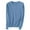 Blue, variant on FAIWAD Sweaters for Women Thin Lightweight Crewneck Long Sleeve Plain Knitted Tops Soft Loose Basic Clothes