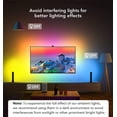 thumbnail image 2 of Govee T1 Pro RGBICWW TV Light Kit With Camera,1080p Color sense Camera, LED TV backlights, and 2 LED RGB light bars, Individual Control of LED Groups,Voice And APP Control,Home Theatre,55-65 Inch TVs, 2 of 7