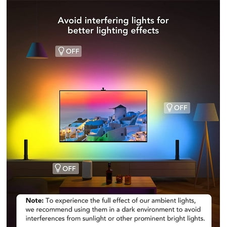 Govee - Dreamview TV Backlights and Light Bar with Camera