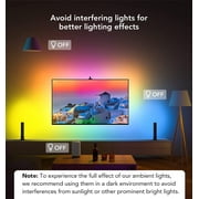 Govee T1 Pro RGBICWW TV Light Kit With Camera,1080p Color sense Camera, LED TV backlights, and 2 LED RGB light bars, Individual Control of LED Groups,Voice And APP Control,Home Theatre,55-65 Inch TVs