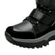 thumbnail image 3 of Botines al aire libre para mujer Botas de nieve con cordones Botas de nieve a media pantorrilla Botas de nieve cálidas y acogedoras, 3 of 8