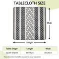 thumbnail image 2 of Luxury Feel Boho Floral Tablecloth 34x34 Square Cover with Elastic Edge for Premium Dining Experience and Decor, 2 of 6