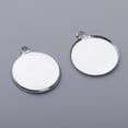 thumbnail image 4 of 24 piezas surtidas de Shpes, bandejas colgantes de , bandejas de configuración de cabujón, bandejas colgantes, fabricación , ha Gloria Joyas de cabujón en blanco, 4 of 9