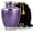 Purple - Large, variant on STONLIF Small Keepsake Cremation Urn for Human Ashes Mini 3 Cubic Inch Aluminum Memorial Urn with Lacquered Green Finish Threaded Lid Felted Base Velvet Bag and Funnel Decorative Remembrance Urn