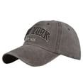 thumbnail image 1 of Hat Embroidery Baseball Cap Sun Letter Hat for Women and Men Trucker Style Sports Caps, 1 of 4