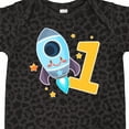 thumbnail image 4 of Inktastic Rocket Spaceship Happy First Birthday Boys or Girls Baby Bodysuit, 4 of 5