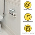 thumbnail image 4 of Miangastore Porte-Papier Toilette Rouleaux Ressort en Acier Inoxydable 2 Pcs 6.7x1In, 4 of 8