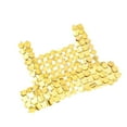 thumbnail image 4 of Chalecos de lentejuelas, camisetas sin mangas, joyería corporal, accesorios de disfraces brillantes, ropa sin espalda Dorado, 4 of 9