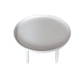 thumbnail image 4 of Kings Brand Furniture Round Metal Side End Table for Bedroom Living Room, White, 4 of 7