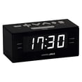 thumbnail image 1 of HANNLOMAX HX-144CR Radio despertador, radio PLL AM/FM, pantalla LED de 1,2", reloj digital con alarma dual, solo funcionamiento con CA. (LED negro_blanco), 1 of 5