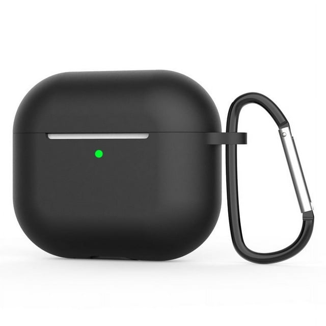 PANDACO Étui Souple Noir pour Boîtier de Recharge AirPods (4e Gén.)