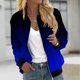thumbnail image 1 of Chaquetas y abrigos casuales sin capucha de manga larga para mujer Sudadera holgada de manga larga con cremallera Chaqueta informal de béisbol de punto grueso Chaqueta de poliéster para mujer, 1 of 5