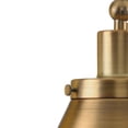 thumbnail image 6 of Hinton Collection One-Light Vintage Brass Vintage Style Hanging Pendant Light, 6 of 18