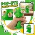 thumbnail image 2 of Pop-Eye Dinosaur Squishy Toy with Slow Rising Design, 1-Pack, Green, for Kids and Adults Relaxation Relief, Squeeze Toy, 2 of 6