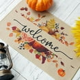 thumbnail image 5 of Door Mat Pumpkin Welcome Decorative Doormat Fall Thanksgiving Rustic Low-Profile Floor Rug Switch Mat for Indoor Outdoor 17 x 30 Inch, 5 of 5