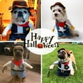 thumbnail image 6 of UOSIA Cowboy Dog Costume with Hat - Blue Cat & Small Dog Halloween Costume, 6 of 6