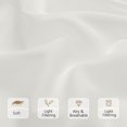 thumbnail image 2 of Chyhomenyc Cream Short Sheer Curtains 45 Inch Length for Small Windows, Light Filtering Rod Pocket Solid Soft Voile Sheer Window Curtain Drapes for Bedroom Living Room，Each 42"W x 45"L, 2 Panels, 2 of 8