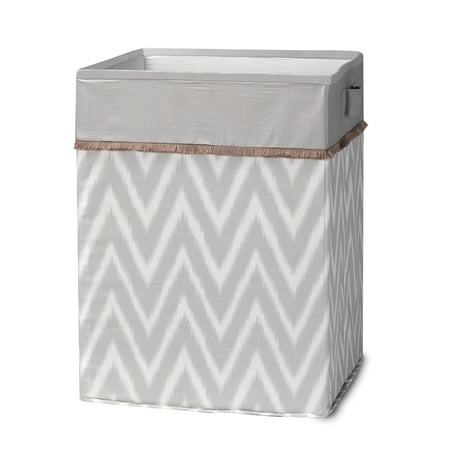 UPC: 0084122009226 | Lambs & Ivy Urban Jungle Gray/White Chevron Storage/Hamper
