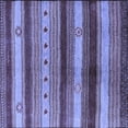thumbnail image 1 of Ahgly Company Indoor Square Oriental Blue Industrial Area Rugs, 8' Square, 1 of 4