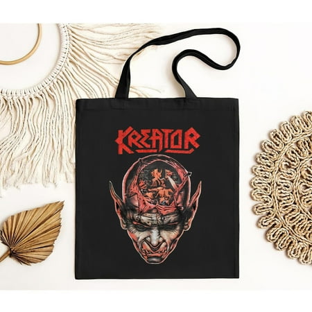 vintage Remake 2 sided 90s KREATOR Coma Of Souls Band Tote Bag  cotton TE6046-TH24229