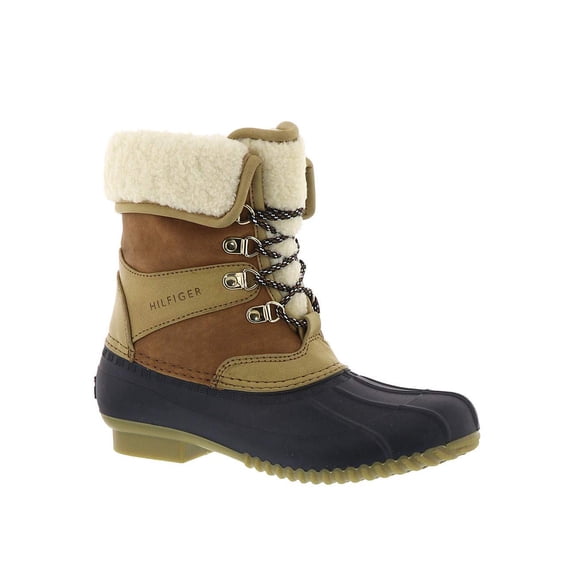 Tommy Hilfiger Womens Rusteen, Natural/Navy, Size 8.0