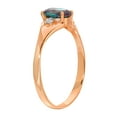 thumbnail image 2 of Galaxy Gold Size 7.0  14K Solid Rose Gold Ring with Natural Diamonds &  Lab. Grown  Alexandrite, 2 of 5