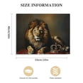 thumbnail image 3 of Nawypu Roaring lion canvas print wall decor, Animal Print, Lion canvas print art, Black White Lion Canvas Wall Art, Lion Portrait Canvas Print, Animal Canvas Print, Ready to Hang, kitchen wall art, 3 of 6