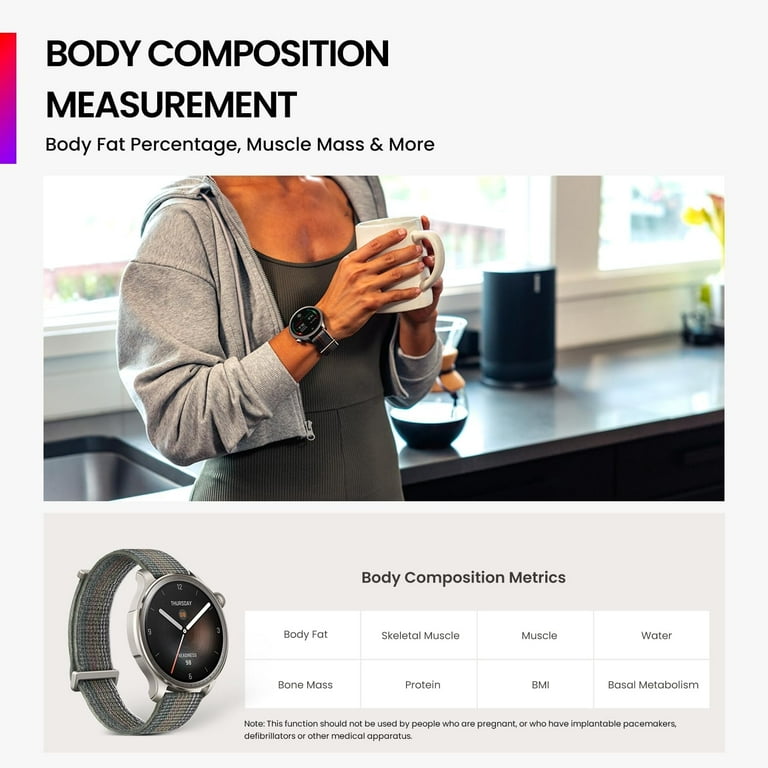 Amazfit Balance Smart Watch 46mm with Body Composition & Health Analysis, Sleep Recovery, GPS, Bluetooth Calling, 14-Day Battery Life, 150+ Sports Amazfit Balance Smart Watch 46mm with Body Composition & Health Analysis, Sleep Recovery, GPS, Bluetooth Calling, 14-Day Battery Life, 150+ Sports