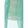 thumbnail image 3 of Big Girls' Floral Lace Chiffon Pearl Birthday Holiday Party Flower Girl Dress Mint 12 (J21KS43), 3 of 4