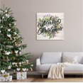 thumbnail image 2 of Stupell Industries Merry Christmas Botanical Wreath Graphic Art Gallery Wrapped Canvas Print Wall Art, Design by Kim Allen, 2 of 7