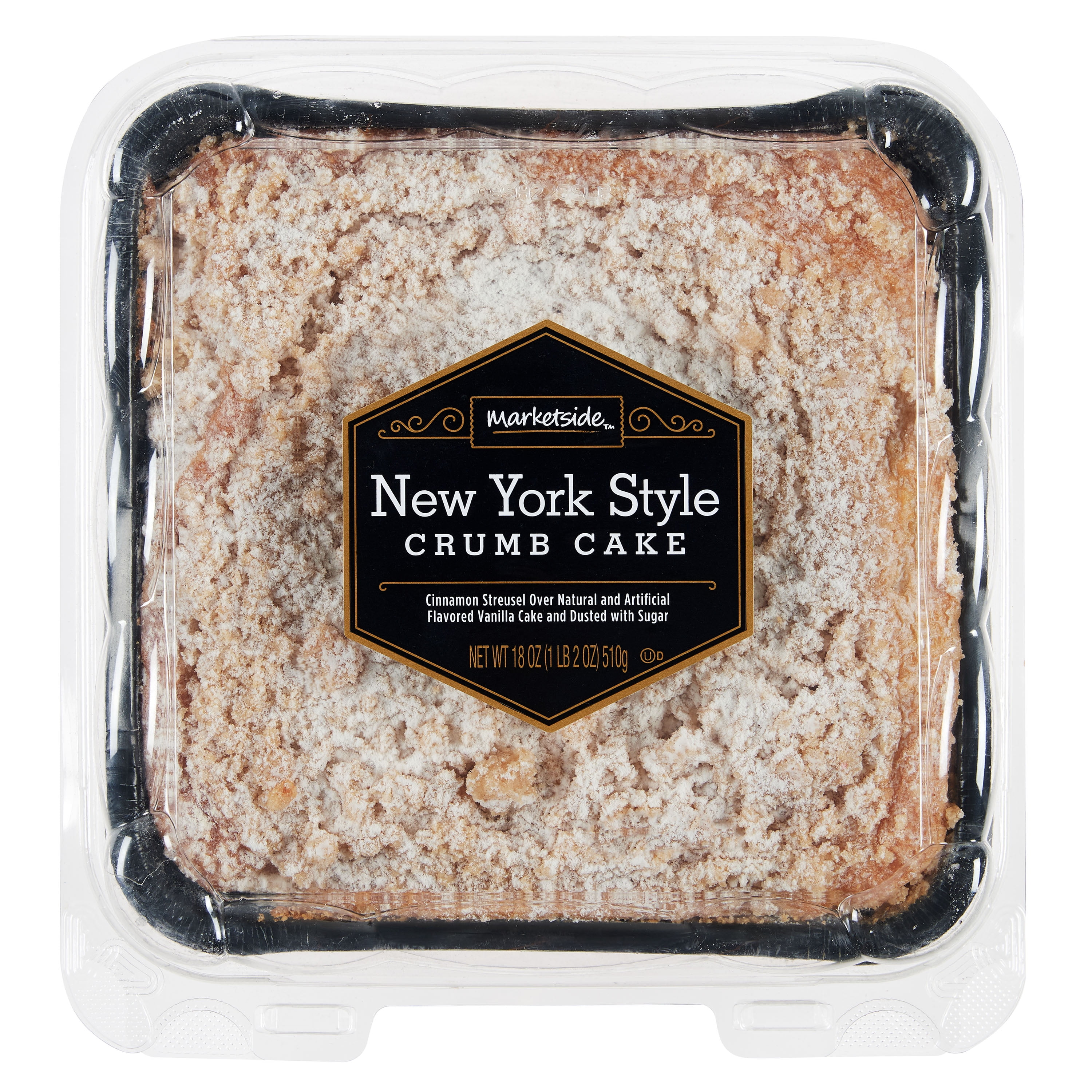 Marketside NY Style Crumb Cake, Vanilla and Cinnamon, 16 Ounce