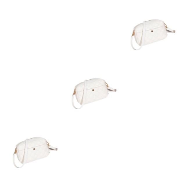 Ruiboury Portable And Practical Shoulder Bag Designed For Fashionable And Versatile Gifts white 3Set