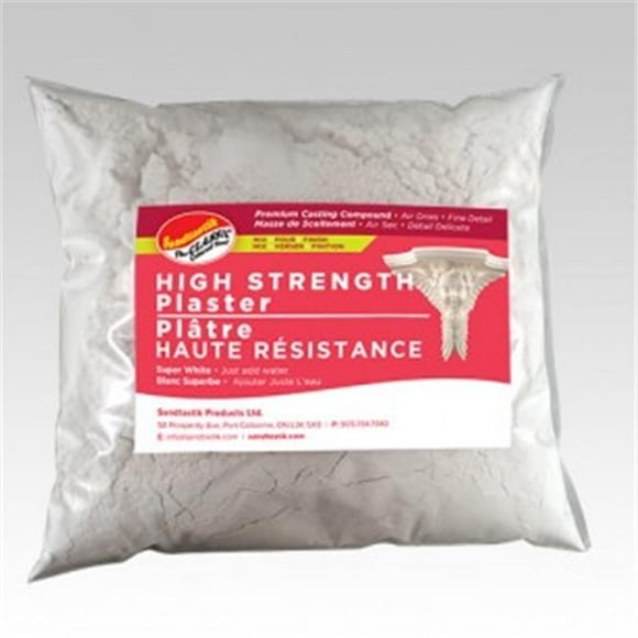 Sandtastik SAN210 High Strength Plaster of Paris Premium Casting Compound 10 lbs. Bag - Super White