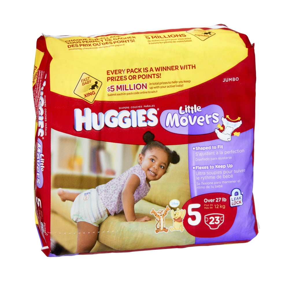 HUGGIES - Little Movers Diapers Jumbo Pack (Choose Your Size)