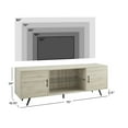 thumbnail image 5 of Walker Edison Thea Mid-Century Two-Door TV Stand for TVs up to 80", Birch, 5 of 25