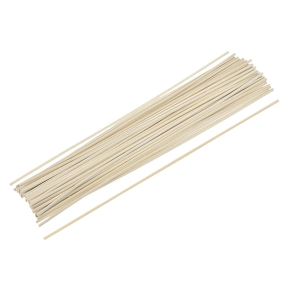 Uxcell Rattan Wood Diffuser Sticks 300x3mm for Aroma Fragrance Essential Oil, Pack of 50