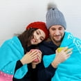 thumbnail image 2 of LHSHID Bride Groom Gifts Wedding Engagement Gifts for Couples Newlywed Gifts for Couples Best Bride and Groom Blanket Present Anniversary Bridal Shower Gift Ideas for Her Him 50x60in, 2 of 6